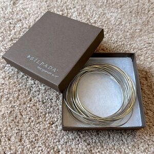 Silpada B0640 21-Bangle Salute Sterling Silver